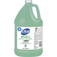 Dial Basics Liquid Hand Soap - 1 gal (3.8 L) - Hand, Healthcare, School, Office, Restaurant, Daycare - Green - 1 Each