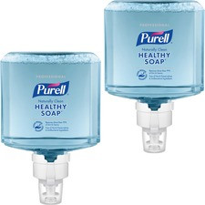 PURELL ES8 Professional Naturally Clean Foam Soap - 40.6 fl oz (1200 mL) - Dirt Remover, Kill Germs - Skin - Blue - Preservative-free, Paraben-free, Phthalate-free, Dye-free, Bio-based - 2 / Carton