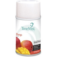 TimeMist Metered 30-Day Mango Scent Refill - Spray - 6000 ft - 6.6 fl oz (0.2 quart) - Mango - 30 Day - 1 Each - Long Lasting, Odor Neutralizer