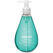 Method Gel Hand Soap - Waterfall Scent - 12 fl oz (354.9 mL) - Hand - Aqua - Paraben-free, Phosphate-free, Triclosan-free - 1 Each