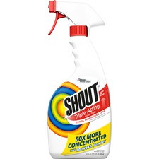 Shout Laundry Stain Remover Spray - Concentrate Spray - 22 fl oz (0.7 quart) - Spray Bottle - 1 Each - Clear