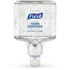 PURELL Advanced Sanitizing Gel Refill - Citrus, Fruity Scent - 40.6 fl oz (1200 mL) - Kill Germs - Healthcare, Hand, Skin - Clear - Dye-free, Hygienic - 2 / Carton