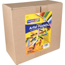 Pacon Creativity Street Square Artist Pastels - 0.4" Length - Assorted - 144 / Set