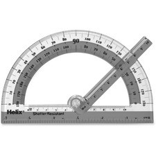 Helix Swing Arm Protractor - 1 Piece(s) - Plastic - Assorted - 10 / Box