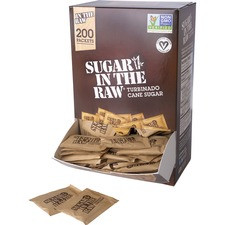 Sugar In The Raw Natural Cane Sugar - Packet - 0.159 oz (4.5 g) - Cane Sugar Flavor - Natural Sweetener - 400/Carton