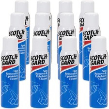 Scotchgard Carpet Spot Remover/Upholstery Cleaner - Aerosol - 17 fl oz (0.5 quart) - 12 / Carton - White
