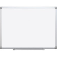 Bi-silque Earth-It Dry Erase Board - 23.6" (2 ft) Width x 35.4" (3 ft) Height - White Enamel Surface - Rectangle - 1 Each