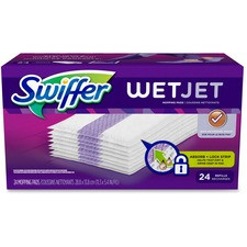 Swiffer WetJet Mopping Pad Refill - 10" Length - Cotton - Green