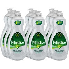 Palmolive Pure/Clear Ultra Dish Soap - Liquid - 32.5 fl oz (1 quart) - 9 / Carton - Clear