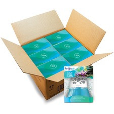Bright Air Scented Oil Air Freshener - Oil - Calm Water, Spa - 45 Day - 6 / Carton