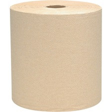 Scott Brown Hard Roll Towels - 7.36" x 800 ft - Brown, Kraft - Paper - Absorbent, Nonperforated - 12 / Carton