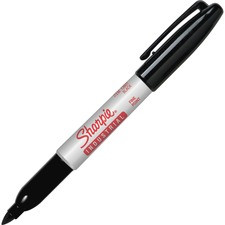 Sharpie Industrial Permanent Markers - Fine Marker Point - Black - 36 / Pack