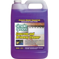 Simple Green Concrete/Driveway Cleaner Concentrate - Concentrate Liquid - 128 fl oz (4 quart) - 4 / Carton - Purple