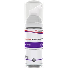 SC Johnson InstantFOAM Hand Sanitizer Foam - 1.6 fl oz (47 mL) - Bottle Dispenser - Kill Germs - Multipurpose - Clear - Alcohol-free, Dye-free, Anti-irritant, Hygienic - 12 / Carton