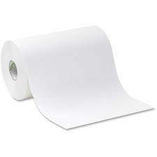 Pacific Blue Ultra Paper Towel Rolls - 1 Ply - 9" x 400 ft - White - Soft, Absorbent - 6 / Carton