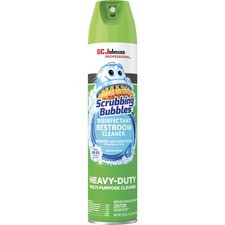 Scrubbing Bubbles Scrub Disinfectant Cleaner - Ready-To-Use Aerosol - 25 fl oz (0.8 quart) - 12 / Carton - White