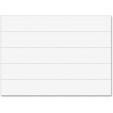 MasterVision 6" Magnetic Dry Erase Strips - 0.88" Length x 6" Width - 25 / Pack - White