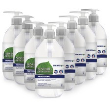 Seventh Generation Professional Hand Wash- Free & Clear - 12 fl oz (354.9 mL) - Pump Bottle Dispenser - Skin, Kitchen, Bathroom - Recycled - Triclosan-free, Dye-free, Fragrance-free, Unscented, Phthalate-free - 8 / Carton