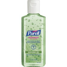 PURELL Sanitizing Gel - Floral Scent - 4 fl oz (118.3 mL) - Kill Germs - Hand - Green - Non-sticky, Residue-free - 1 Each