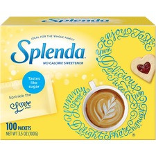 Splenda No Calorie Sweetener Packets - Packet - 0.035 oz (1 g) - Artificial Sweetener - 12/Carton