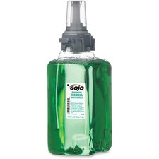 Gojo ADX-12 Botanical Foam Soap Refill - Botanical Scent - 42.3 fl oz (1250 mL) - Push Pump Dispenser - Skin, Hand - Green - Rich Lather, Eco-friendly, Bio-based - 1 Each