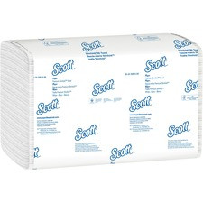 Scott Slimfold* Towels - 7.50" x 11.60" - White - Absorbent - 90 Per Pack - 2160 / Carton