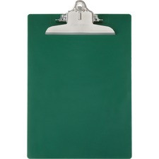 Saunders Recycled Plastic Clipboards - 1" Clip Capacity - 8 1/2" x 11" - Plastic - Green - 1 / Each