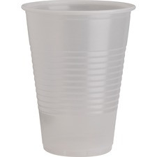 Genuine Joe Translucent Plastic Beverage Cups - 200 / Sleeve - 9 fl oz - 2400 / Carton - Clear - Plastic - Cold Drink