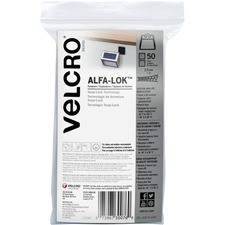 VELCRO Alfa-Lok Fasteners - 1" Length x 1" Width - 50 / Pack