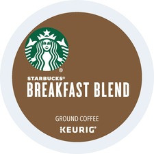 Starbucks K-Cup Breakfast Blend Coffee - Medium - 24 / Box