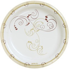 Solo Symphony Medium-weight 8.5" Paper Plates - Serving - Multi - 125 / Pack