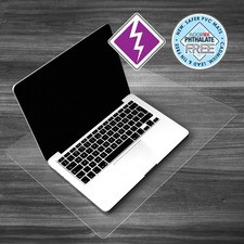 Desktex Anti-Static Desk Pad - 24" Width x 19" Depth - Polyvinyl Chloride (PVC) - Clear