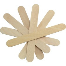 Medline Tongue Blades - 6" Length - Wood - 500 / Box - Wood Grain