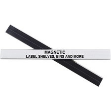 C-Line HOL-DEX Magnetic Shelf/Bin Label Holders - 1/2-Inch x 6-Inch, 10/BX, 87207