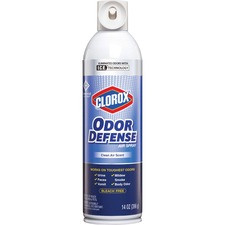 CloroxPro Odor Defense Aerosol - Aerosol - 14 fl oz (0.4 quart) - 1 Each - Bleach-free