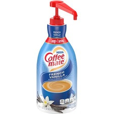 Coffee mate Liquid Creamer Pump Bottle, Gluten-Free - French Vanilla Flavor - 50.72 fl oz (1.50 L) - 1Each - 300 Serving
