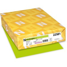 Astrobrights Inkjet, Laser Colored Paper - Terra Green - Letter - 8 1/2" x 11" - 24 lb Basis Weight - Smooth - 500 / Ream - FSC - Acid-free, Lignin-free, Chlorine-free, Heavyweight