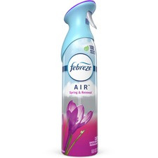 Febreze Air Freshener Spray - Spray - 8.8 fl oz (0.3 quart) - Spring & Renewal - 6 / Carton - Odor Neutralizer, VOC-free