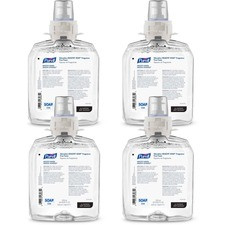 PURELL CS4 Dispenser Fragrance Free Foam Healthy Soap - Fresh Fruit Scent - 42.3 fl oz (1250 mL) - Dirt Remover, Kill Germs - Hand, Skin, School - Fragrance-free, Dye-free - 4 / Carton