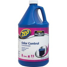 Zep Odor Control Concentrate - Liquid - 128 fl oz (4 quart) - Fresh, Lemon ScentBottle - 1 Each - Blue