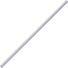 Genuine Joe Paper Straw - 0.3" Length x 0.3" Width x 7.3" Height - Paper - 500 / Box - White