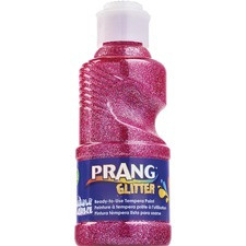 Prang Ready-to-Use Glitter Paint - 8 fl oz - 1 Each - Glitter Pink