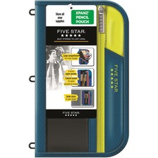 Five Star Xpanz Carrying Case (Pouch) Pencil, Pen, Supplies - Assorted - Puncture Resistant - 1 Each