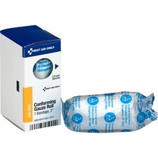 First Aid Only Conforming Gauze Roll - 2" x 12 ft - 1/Box - White
