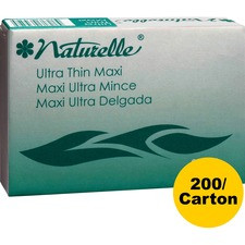 Impact Products Stayfree Thin Maxi Pads - 200 / Carton - Individually Wrapped, Anti-leak, Unscented, Highly Absorbent