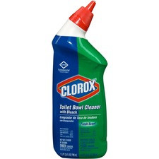Clorox Commercial Solutions Manual Toilet Bowl Cleaner with Bleach - Gel - 24 fl oz (0.8 quart) - Fresh Scent - 1 Each - Clear