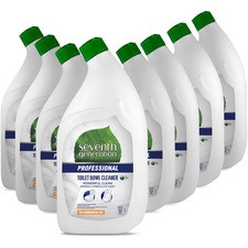 Seventh Generation Professional Toilet Bowl Cleaner - 32 fl oz (1 quart) - Emerald Cypress & Fir Scent - 8 / Carton