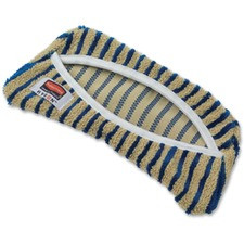 Rubbermaid Commercial HYGEN Flexi-Frame Scrub Cover - 8.3" Width x 8.3" Depth - MicroFiber - Blue