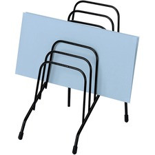 Fellowes Wire Step File Jr. - 6 Compartment(s) - 7.8" Height x 4.4" Width x 6.5" Depth - Desktop - Black - Steel - 1 Each