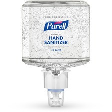 PURELL Hand Sanitizer Gel Refill - 40.6 fl oz (1200 mL) - Bacteria Remover, Kill Germs, Food Remover - Hand - Dye-free, Fragrance-free, No Rinse, Hygienic - 2 / Carton